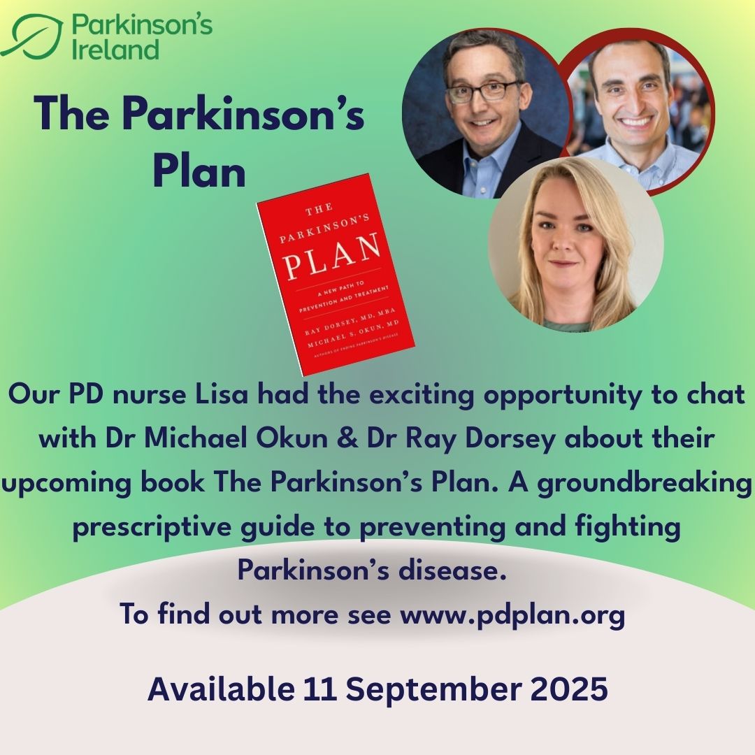 Neurological Alliance of Ireland (@naiireland) on Twitter photo A New Path for Parkinson’s: Prevention, Treatment, and Hope. NAI members <a href="/ParkinsonsIre/">Parkinson's Ireland</a>  nurse Lisa sat down with Dr. Michael Okun & Dr. Ray Dorsey to talk about their new book. It is is a ground breaking guide to preventing & fighting Parkinson’s disease
tinyurl.com/5bu3zktj A New Path for Parkinson’s: Prevention, Treatment, and Hope. NAI members <a href="/ParkinsonsIre/">Parkinson's Ireland</a>  nurse Lisa sat down with Dr. Michael Okun & Dr. Ray Dorsey to talk about their new book. It is is a ground breaking guide to preventing & fighting Parkinson’s disease
tinyurl.com/5bu3zktj
