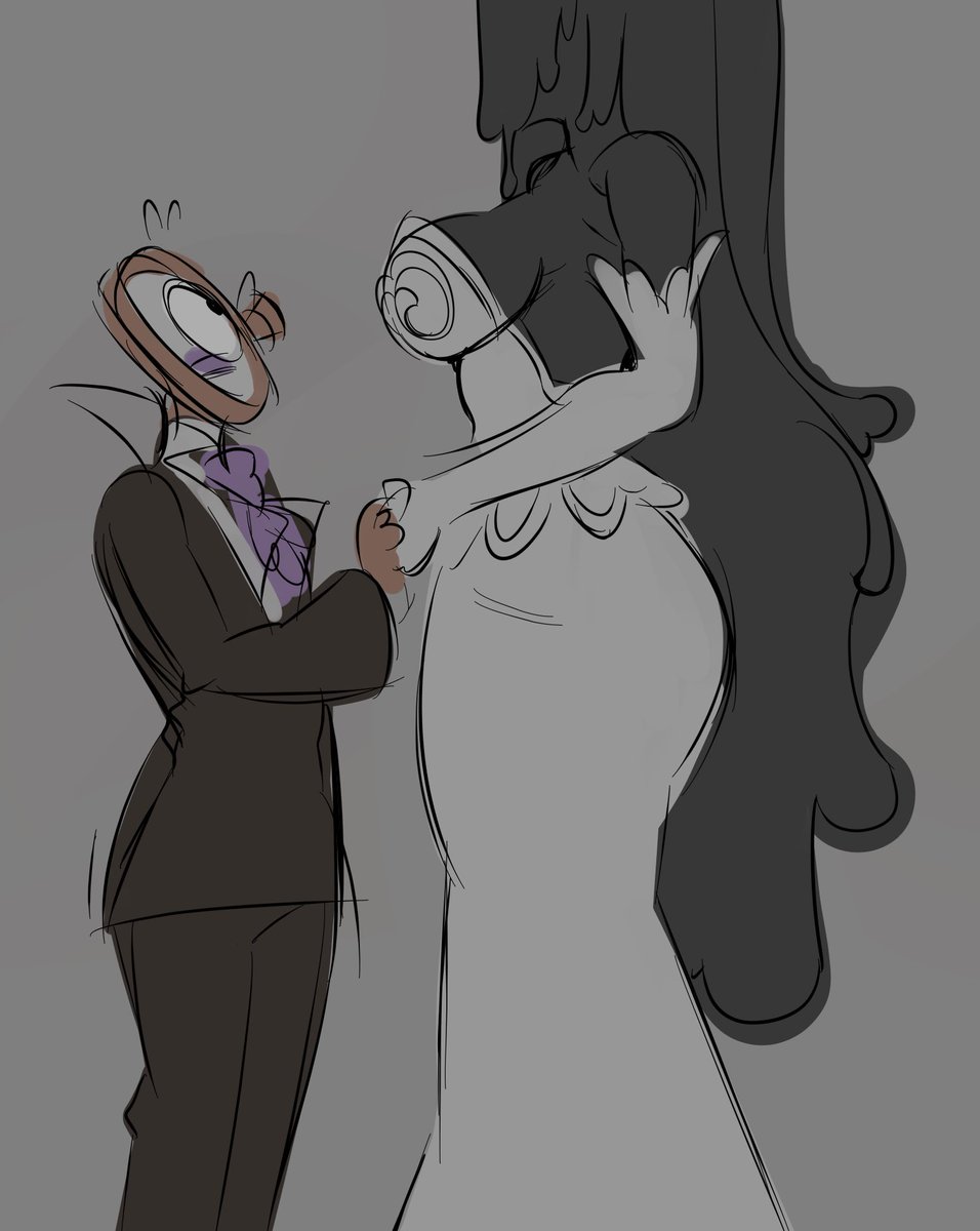 t.celeste &amp; rodger random doodls #dandysworld #oc