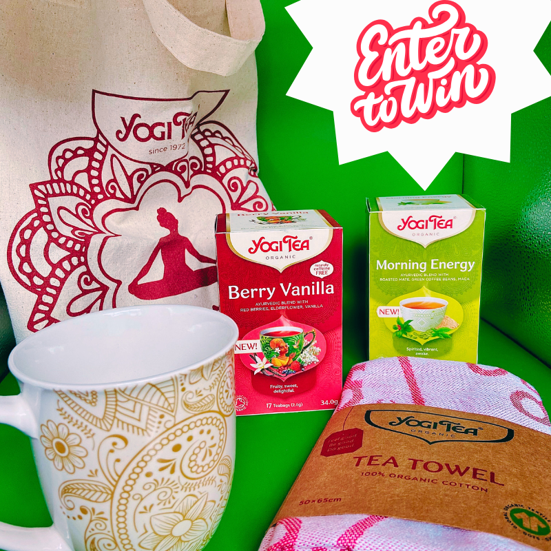 🚨 IT’S COMPETITION TIME 🚨
We’re giving one lucky person the chance to #WIN this bundle of Yogi Tea goodies! 🫖 
ENTER: Follow us <a href="/realfoods_uk/">Real Foods</a> then RT &amp; tag your friends!
#giveaway closes on Thur 25th Sept @ 11:59pm. Also open on FB&amp;IG. UK ONLY.