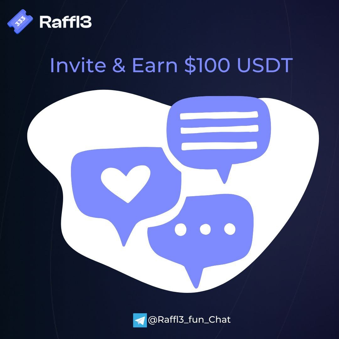 🚀 Joined the <a href="/Raffl3_fun/">Raffl3</a> Invite Challenge!
Win exclusive merch + share a $100 USDT pool 👀✨

Simple steps. 
Real rewards. 
Don’t miss it 🎁
👉 t.me/Raffl3_fun_Chat

#Raffl3 #BuildOnBase