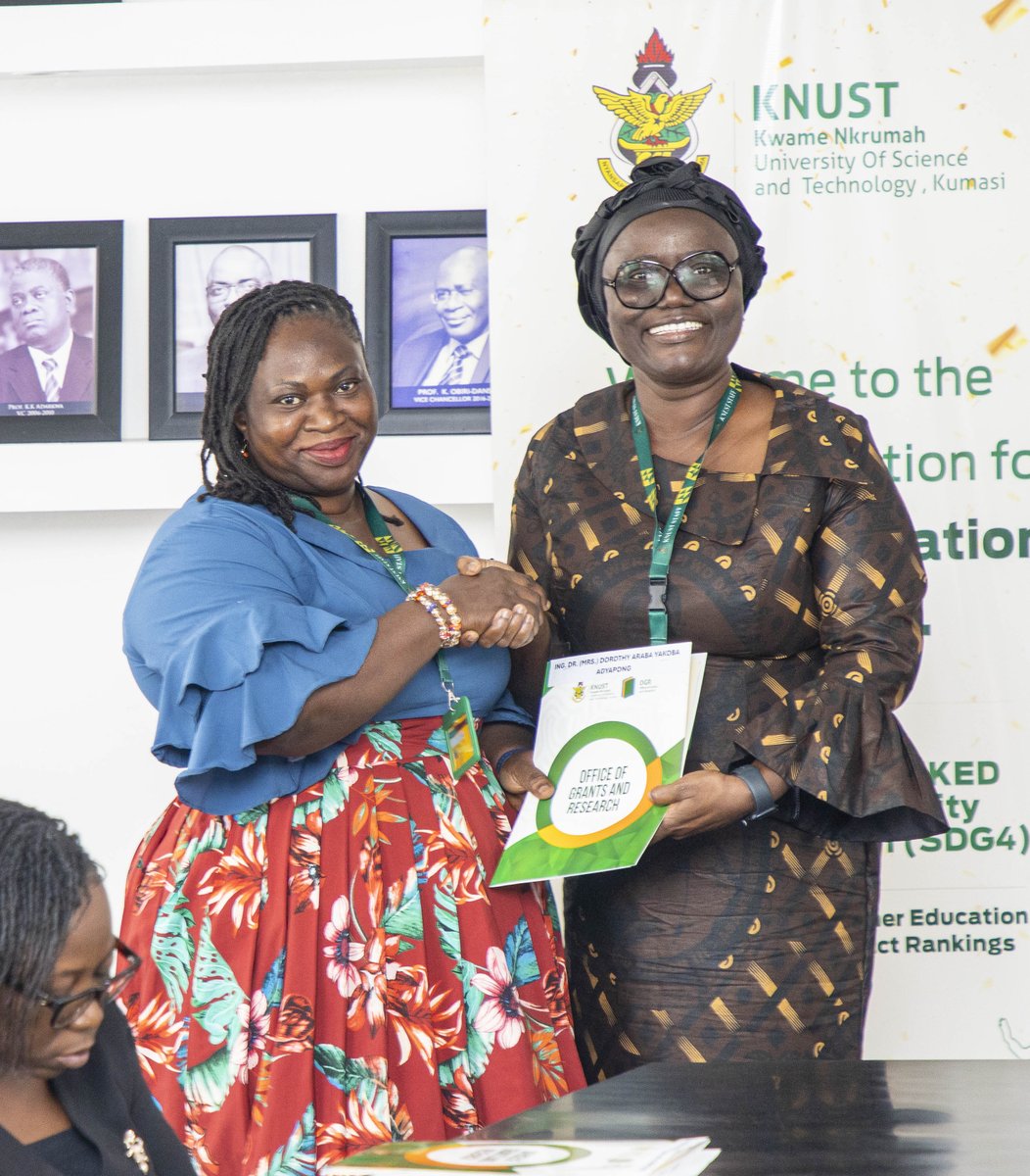 compengKNUST's tweet image. 📍KNUST has awarded GH₵1.5 million in research grants to 29 staff members under the 10th cycle of the KNUST Research Fund (KReF).

From the our Department, big congratulations to:
 
Dr. Prince Ebenezer Adjei
Dr. Theresa-Samuelle Adjaidoo
Ing. Dr. Dorothy Araba Yakoba Agyapong