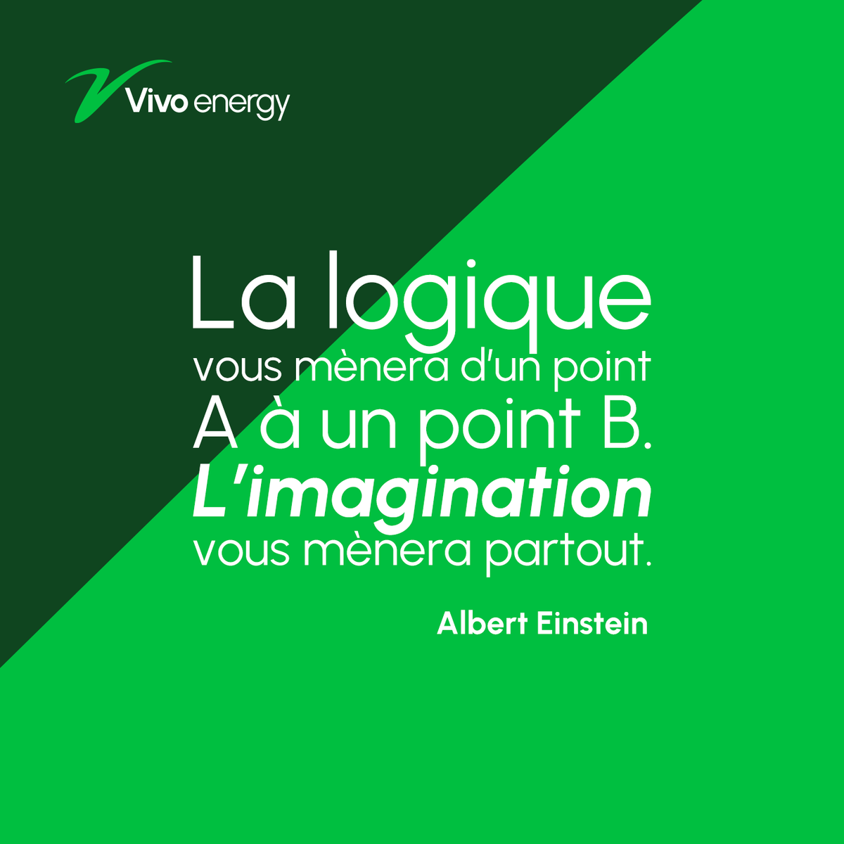 Parce que réfléchir est essentiel, mais rêver ouvre des horizons encore plus grands ✨.
Osez imaginer, osez créer, et laissez vos idées vous conduire là où personne n’est encore allé.
#VivoEnergyGuinée #Motivation