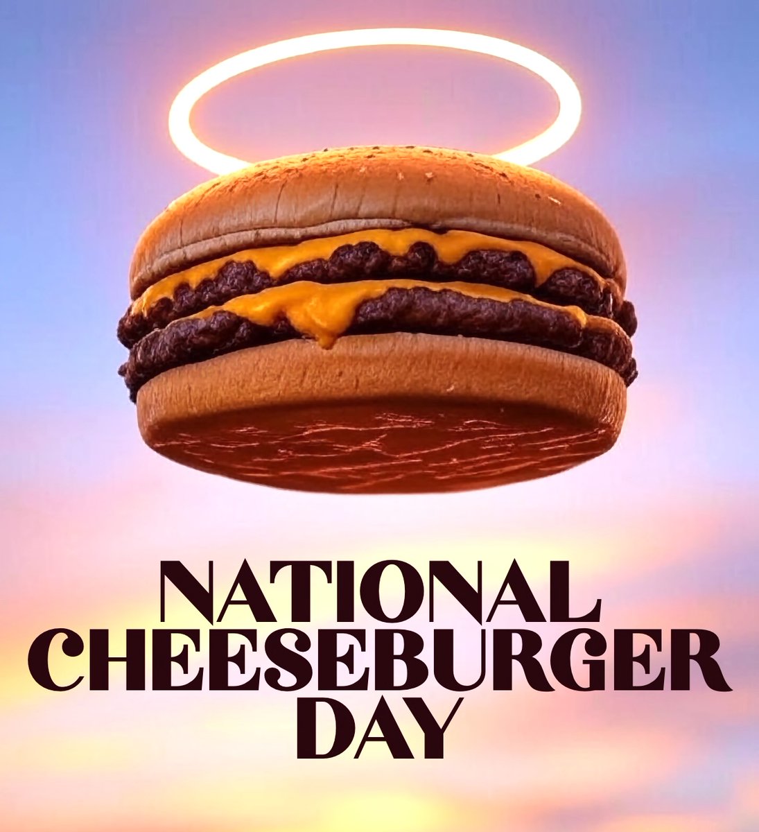 National Cheeseburger Day (9/18)
Why is a cheeseburger better than eternal happiness?
Well, nothing is better than eternal happiness.
And a cheeseburger is better than nothing.
Or as Ingrid Bergman said: Happiness is good health and a bad memory.
Enjoy a juicy