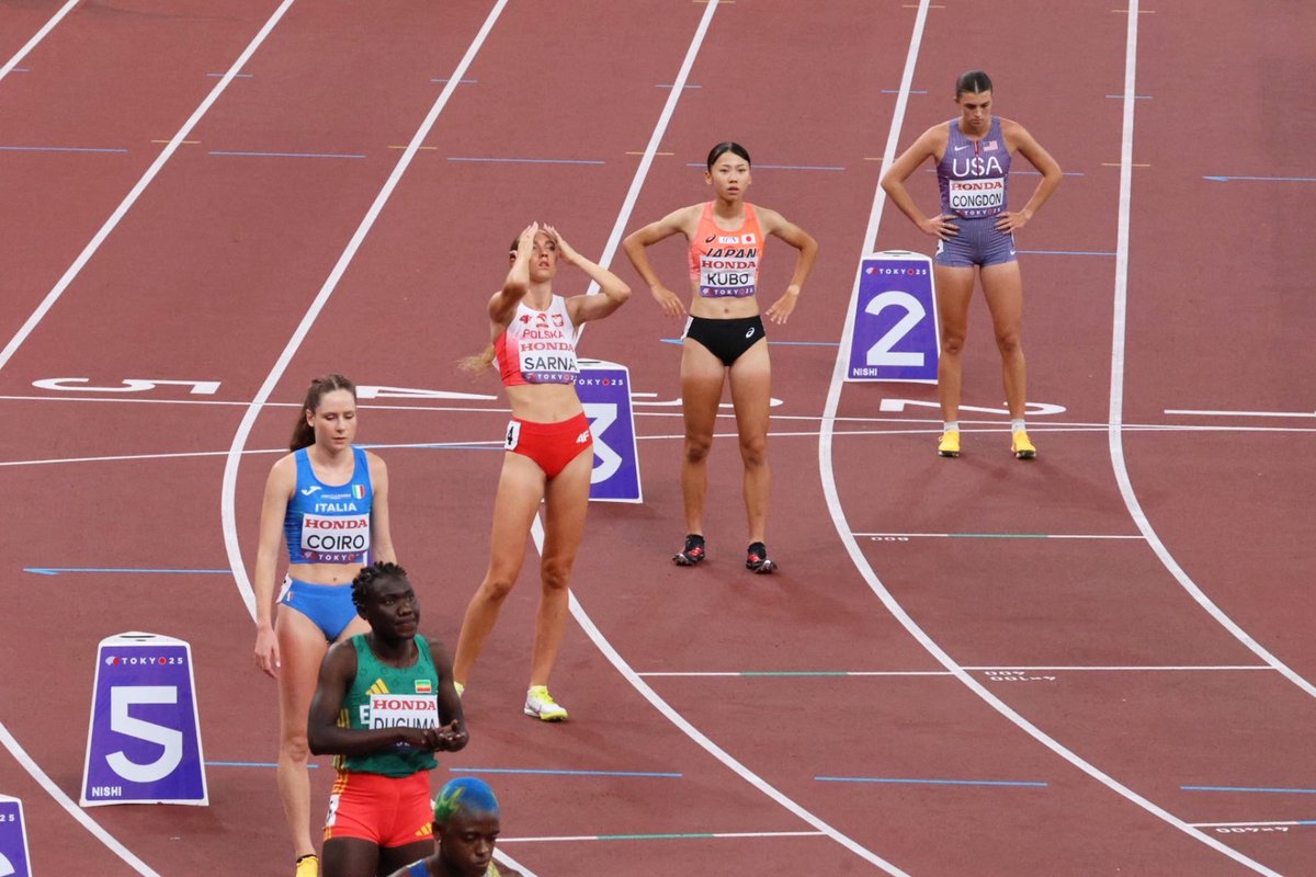 東京2025世界陸上】 ✨女子800m予選 結果 ＼ ◇3組（7組3着+3） 7着