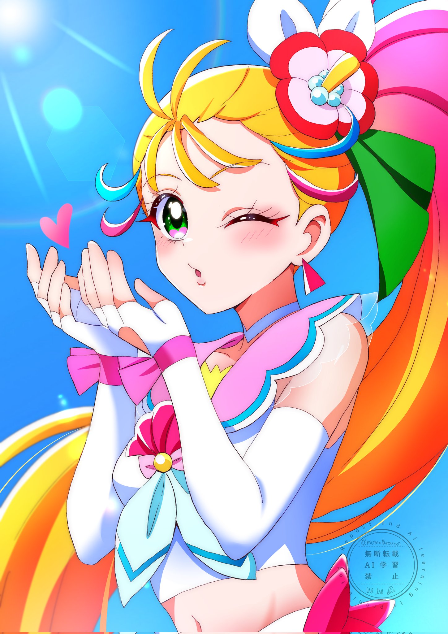 初夏の大人可愛いブリザリース 最近めっちゃ暑いよね🫠 ミニスカばっか履いちゃう🙄🧡 #海外