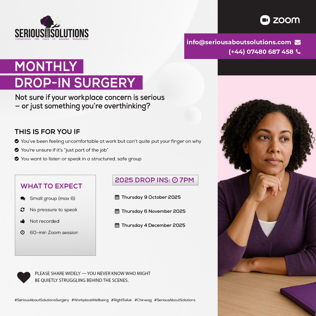 SAS24_7's tweet photo. #Questions #Advice #EqualityforAll #Workers_Rights #Protection #Options #EmploymentLaw #Education #Inequality #disciplinary #disciplinaries #Guide #SeriousAboutSolutions     

Questions on workplace issues of concern:  email: info@seriousaboutsolutions.com https://t.co/UjdVjIOgyU