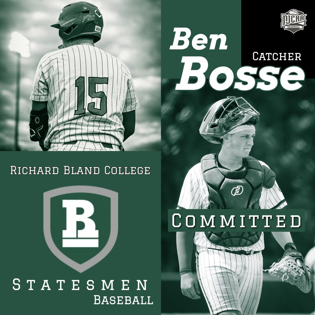 Benbosse2026's tweet image. Excited to announce my commitment to play college baseball at Richard Bland College, and continue my academic and athletic career! Thank you to my family, coaches, and teammates who pushed me to get here. Excited for what’s ahead — Go Statesmen!

@PatriotHitSquad @STARSBASEBALLVA…