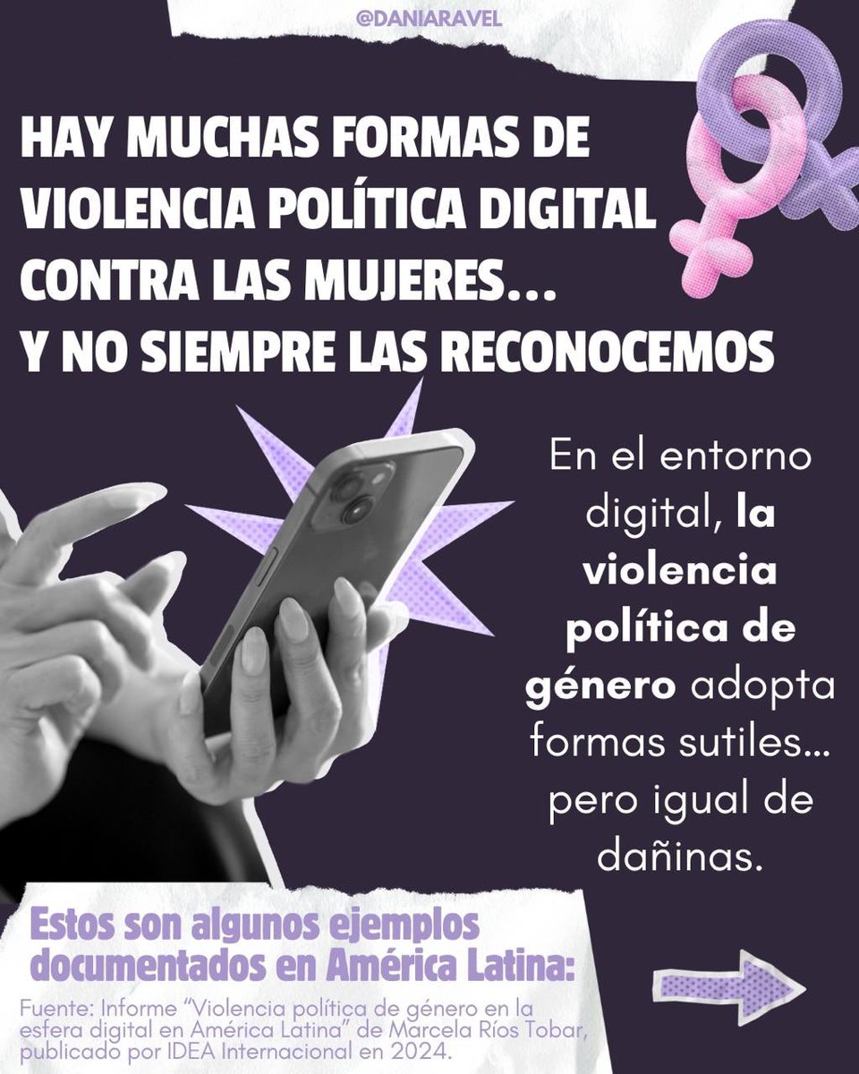 DaniaRavel's tweet photo. ⚠️Si has sido víctima de alguna de estas prácticas y quieres denunciar, consulta esta guía que te explica cómo hacerlo paso a paso:

👉 https://t.co/KNMDGcncix 

#VPMRG #ViolenciaPolíticaDigital  #DenunciaVPMRG https://t.co/tyQCc8Zl0T