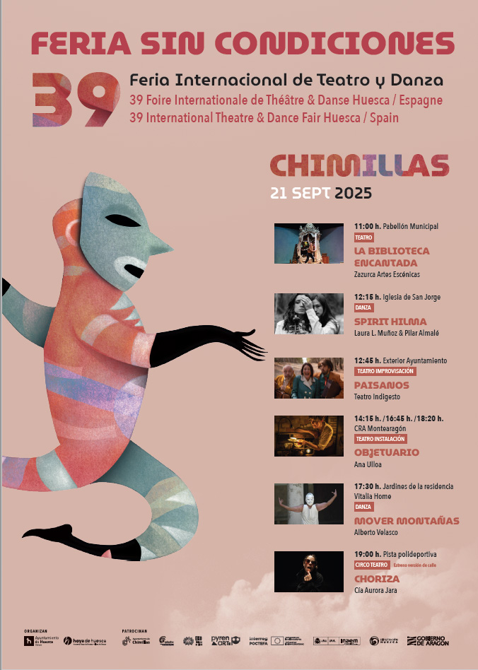 ⚡️ Planazo para este domingo 21! Chimillas se llena de magia con LA BIBLIOTECA ENCANTADA, un espectáculo familiar dentro de la <a href="/FeriaHuesca/">Feria Teatro y Danza de Huesca</a> - Feria Sin Condiciones. 📚📚📚
Organiza: <a href="/CulturaHoya/">Cultura Hoya Huesca</a> &amp; <a href="/aytohuesca/">Ayuntamiento de Huesca</a> 
#TeatroFamiliar #LaBibliotecaEncantada #PoesíaLovers #Lastanosa