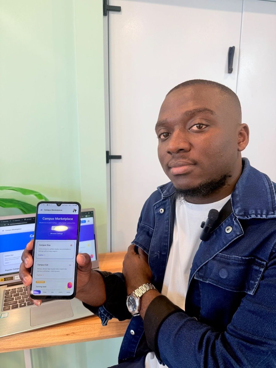 UWConline's tweet image. [READ] UWC Computer Science student Samkele Mthuli, 24, just needed a fridge. After exhausting online searches, he turned frustration into innovation — using his web development skills to build a solution. #IAmUWC