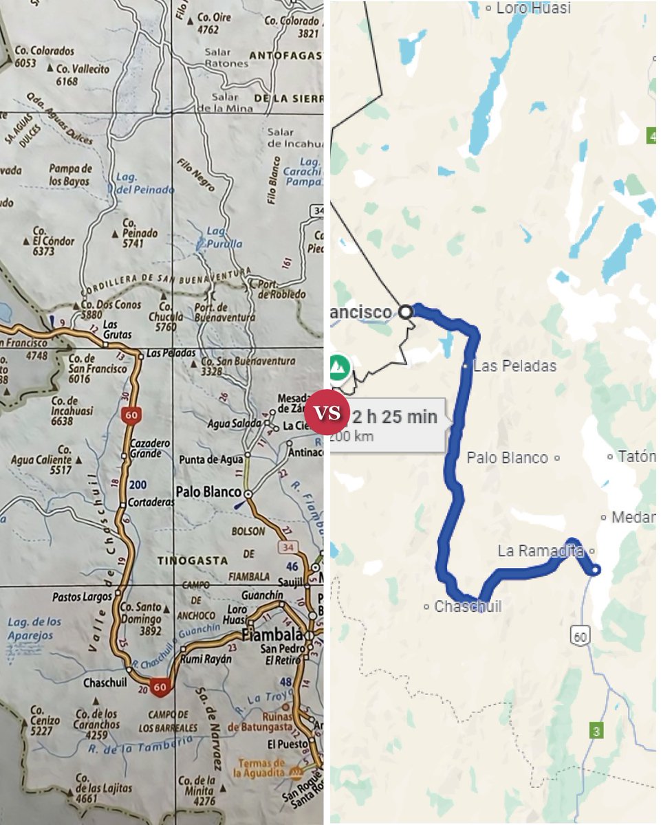 AtlasDeRutas's tweet photo. 📍 Google te dice cómo llegar, pero el Atlas de Rutas te muestra por qué ir.
En la Ruta de los Seismiles no alcanza con una línea azul:
🔹 Relieves y altimetrías
🔹 Miradores y pueblos
🔹 Rutas alternativas y distancias reales

#AtlasDeRutas #SoñarEsViajar #Maps https://t.co/48Yju3nWZO