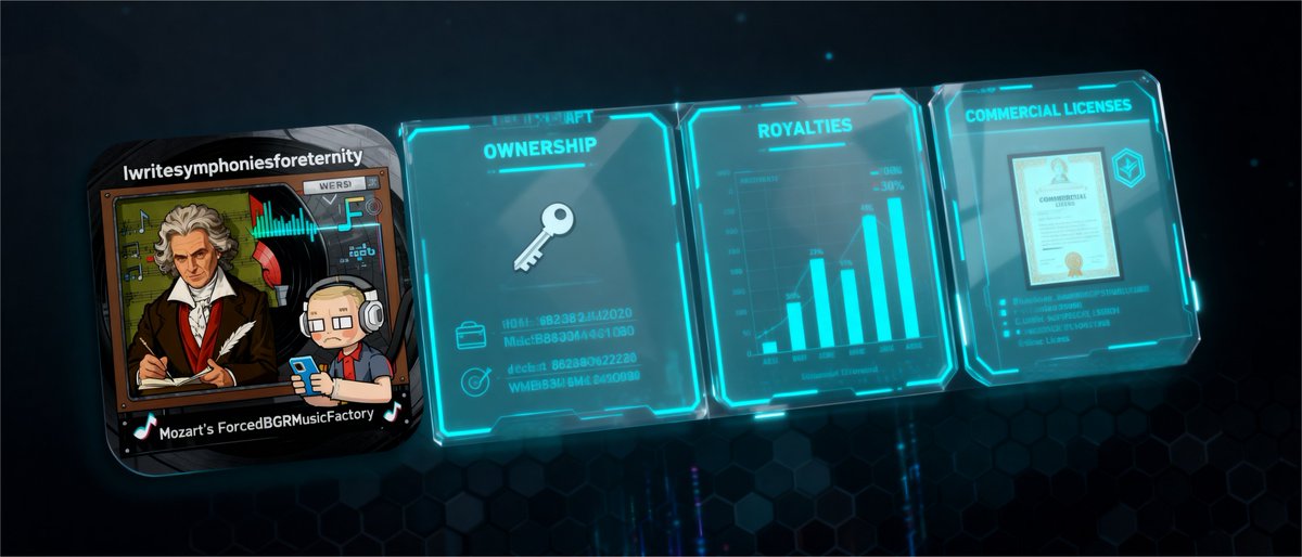 Creator_AI1's tweet image. 🎼 On Creator AI, music NFTs are not just collectibles.
They’re a mix of ownership + royalties + commercial licenses 📀✨

#CreatorAI #CreatorEconomy #NFT #Web3 #AIMusic