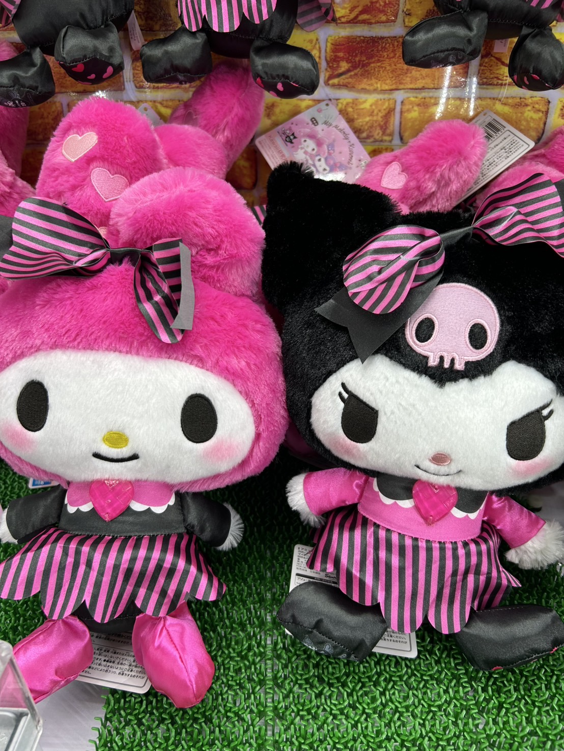 マイメロディ & クロミ アニバーサリー クロミラスト賞　BIG ぬいぐるみ Happyくじ ハッピーくじ マイメロディ クロミ LAST賞 BIG クロミ