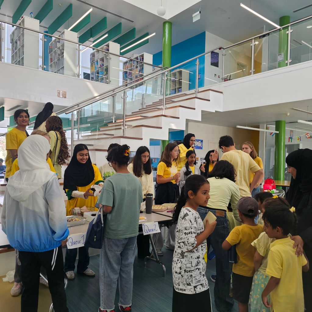 Our Student Council kicked off 2025 with an ‘R U OK?’ Day bake sale, raising awareness of mental health and well-being.  A sea of yellow filled ABIS today as students stood together for care and community! 
#RUOKDay #StudentLeadership #ABIS #Wellbeing #MentalHealthAwareness