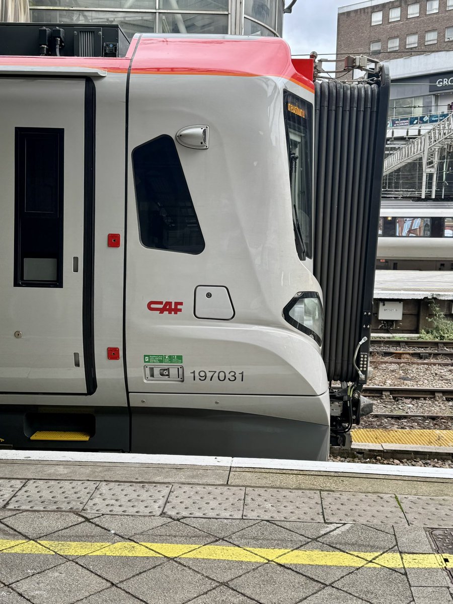 peebeejay1's tweet image. CAF front ends at New Street #class196 #class197 #urbos3