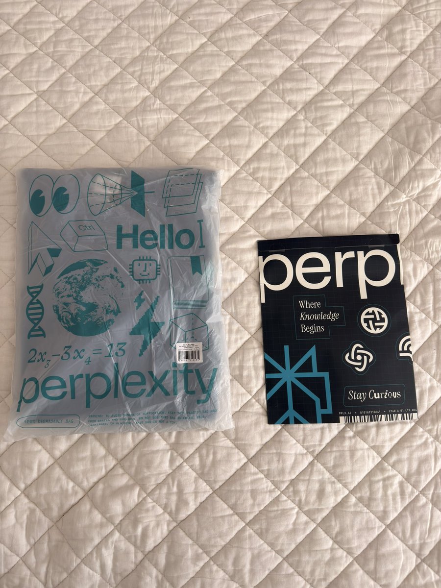 Thank you <a href="/PPLXsupply/">Perplexity Supply</a> and <a href="/perplexity_ai/">Perplexity</a> ! I’m in love with these items. Good Job guys 👏👏