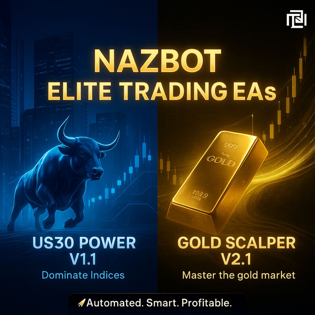NazBots's tweet image. 🔥 NazBot Elite Trading EAs Are Here 🔥
⚡ US30 Power V1.1 – Built for speed, scalping &amp;amp; HFT domination.
💰 Gold Scalper V2.1 – Intelligent, stable &amp;amp; precise in the gold market.

#nazbot