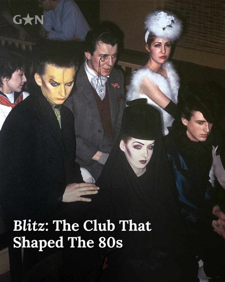 gaystarnews's tweet photo. In London in 1979- at the tail end of Punk and at the start of Thatcher’s decade in power- a small but influential group of young creatives came together every Tuesday at the Blitz wine bar in Covent Garden. 

Blitz: the club that shaped the 80s opens at the Design Museum 20 Sep https://t.co/2O0Q2HB1ft