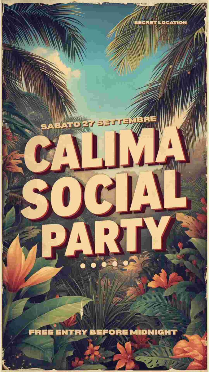 CALIMA SOCIAL PARTY  - #Afrobeat #Dancehall
🌴 CALIMA SOCIAL PARTY 🌴
Social Party – Com...
tinyurl.com/ymfuptdz
