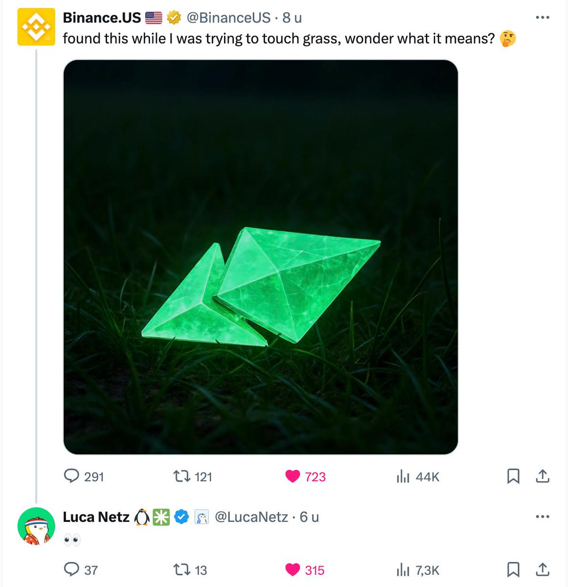 Remember when <a href="/LucaNetz/">Luca Netz 🐧✳️</a>  said Abstract memecoins were getting CEX listings soon? 

Today, Binance is giving signals and if it’s really happening, the first logical Abs listing has to be the <a href="/AbstractChain/">Abstract</a> mascot: $ABSTER 

dexscreener.com/abstract/0x2ea…

HIGHER!