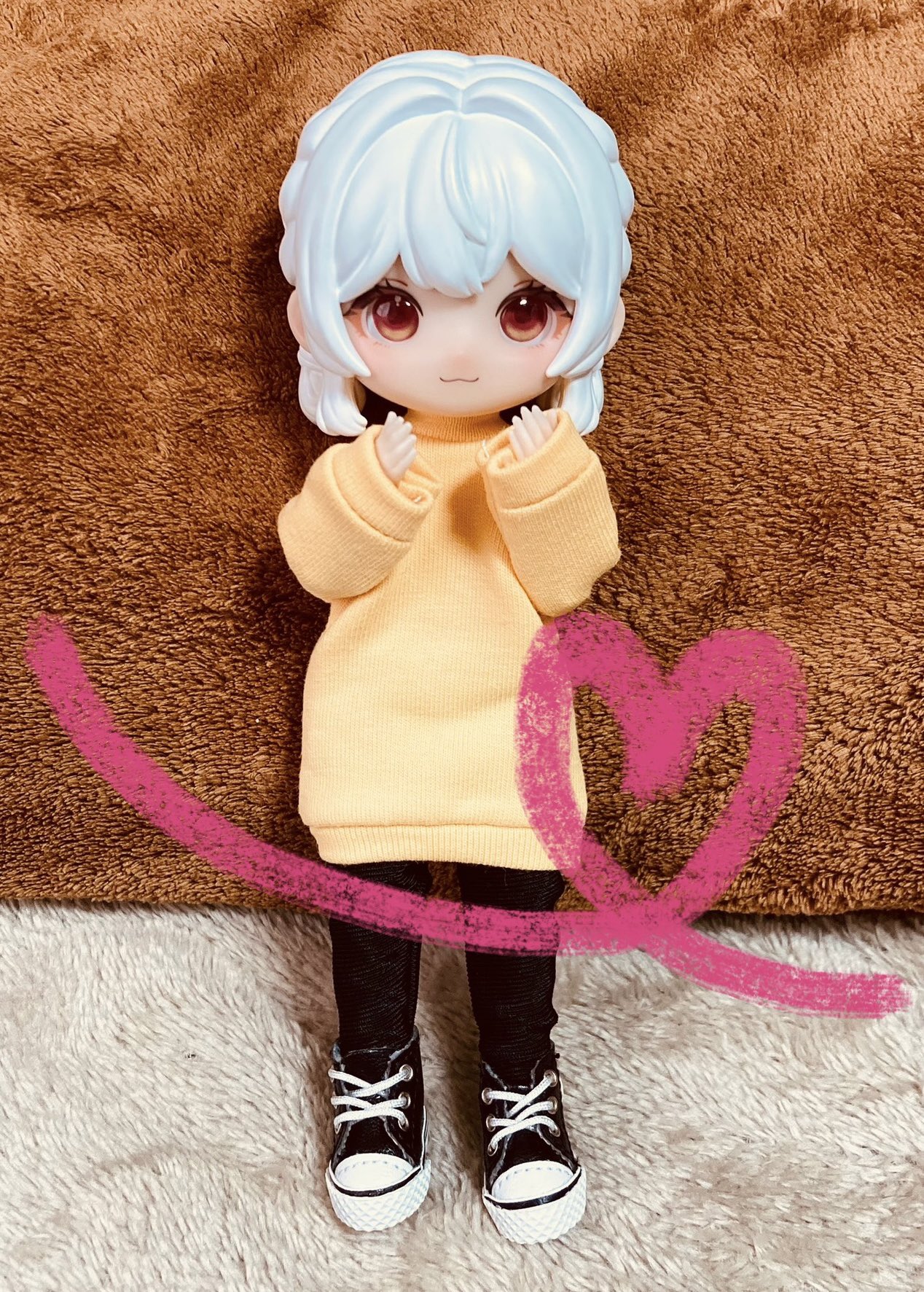 zsiga x スワロ ぬいぐるみ 可愛い 髪付き ✿ MIKKO X Sheep