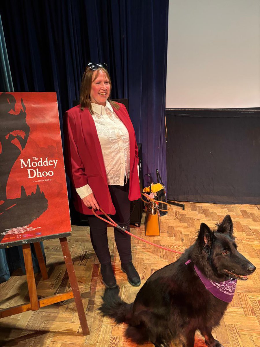 A few memories from our cast and crew screening.
The star of the show was of course The Moddey Dhoo herself, Rain! 
Huge thanks to <a href="/erinartscentre/">Erin Arts Centre</a> for hosting the event and to everyone who attended.

🎬🎥🐺

#screening #folk #horror #shortfilm #manx #IOMstory <a href="/CultureVannin/">Culture Vannin</a>