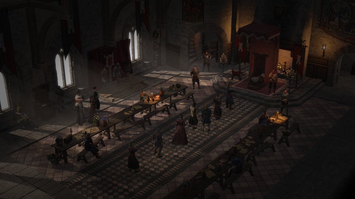 Wartales_Game's tweet image. The Steward, a knowledgeable advisor whose wisdom could help even the dullest mercenary become a passable lord. 

You'll find him in the fief Throne Room.