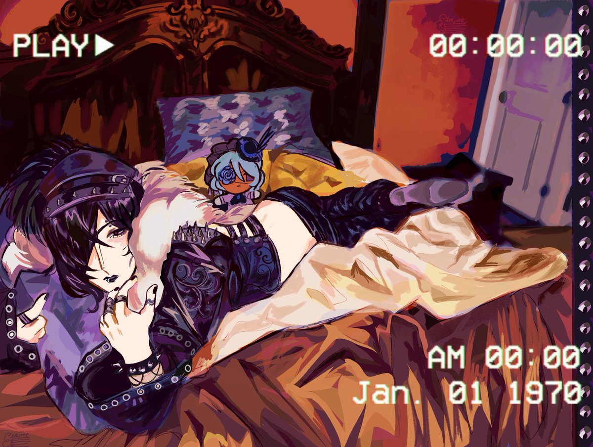 Spoonspoon's tweet photo. ; #originalcharacter 💀

Hi? Hi. Ok. 

// #Art #Mejibray #Vkei // https://t.co/eYgwjKoAu9