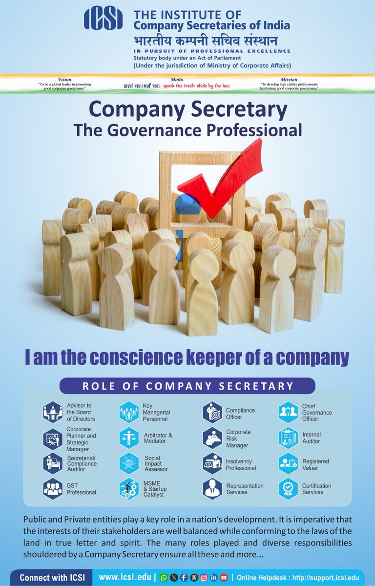 Institute of Company Secretaries of India (ICSI) tweet media