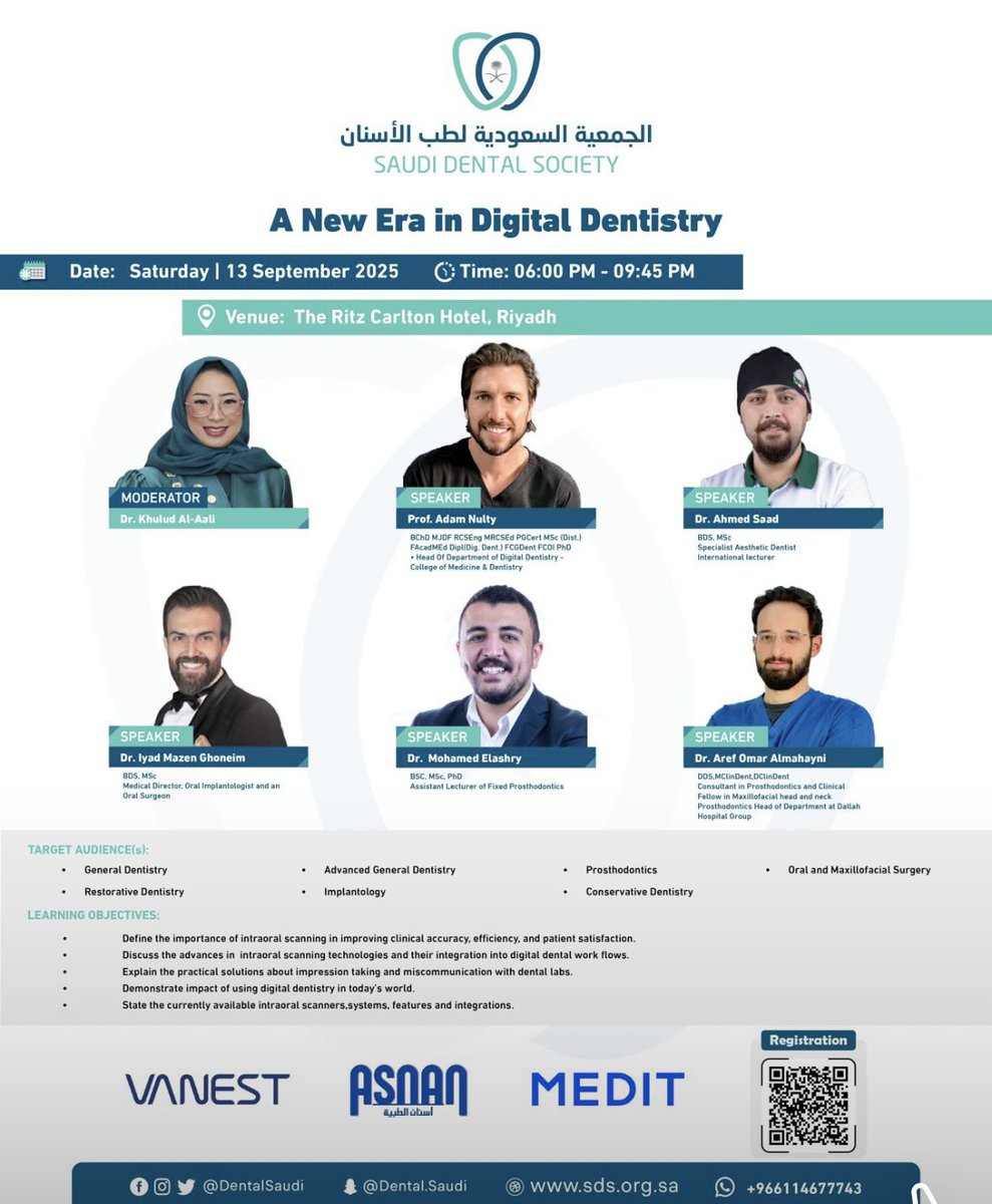 aom090's tweet photo. Happy to be part of the new Degital Era along with the Saudi Dental Society and collaberations with local and international companies.
مشاركتي في يوم جميل لاحدث الاجهزة في طب الاسنان مع الجمعية السعودية لطب الاسنان https://t.co/gRaOrLy8Hs