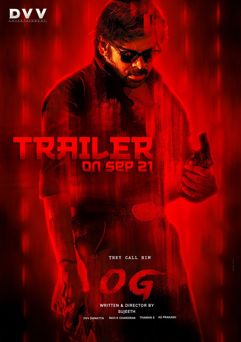 #OGTrailer Poster Design🔥
<a href="/DVVMovies/">DVV Entertainment</a> <a href="/MusicThaman/">thaman S</a>
#TheyCallHimOG #OG