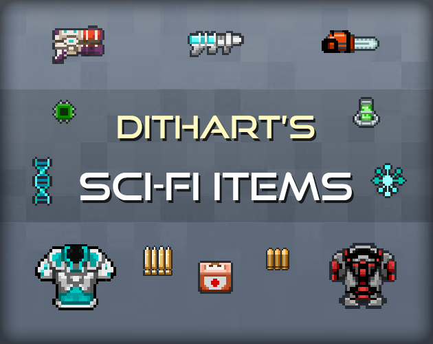 hodittha's tweet photo. I've just released a new asset pack filled with items and loot for your game! Available now at a discounted price  🤩— check it out!
https://t.co/gj44Ezm11i

#indiedev #pixelart #scifigame #tileset #gameassets #2dart #gamedev #itchio #items #scifiitems #2d #roguelike #rpg https://t.co/oRksThFasA