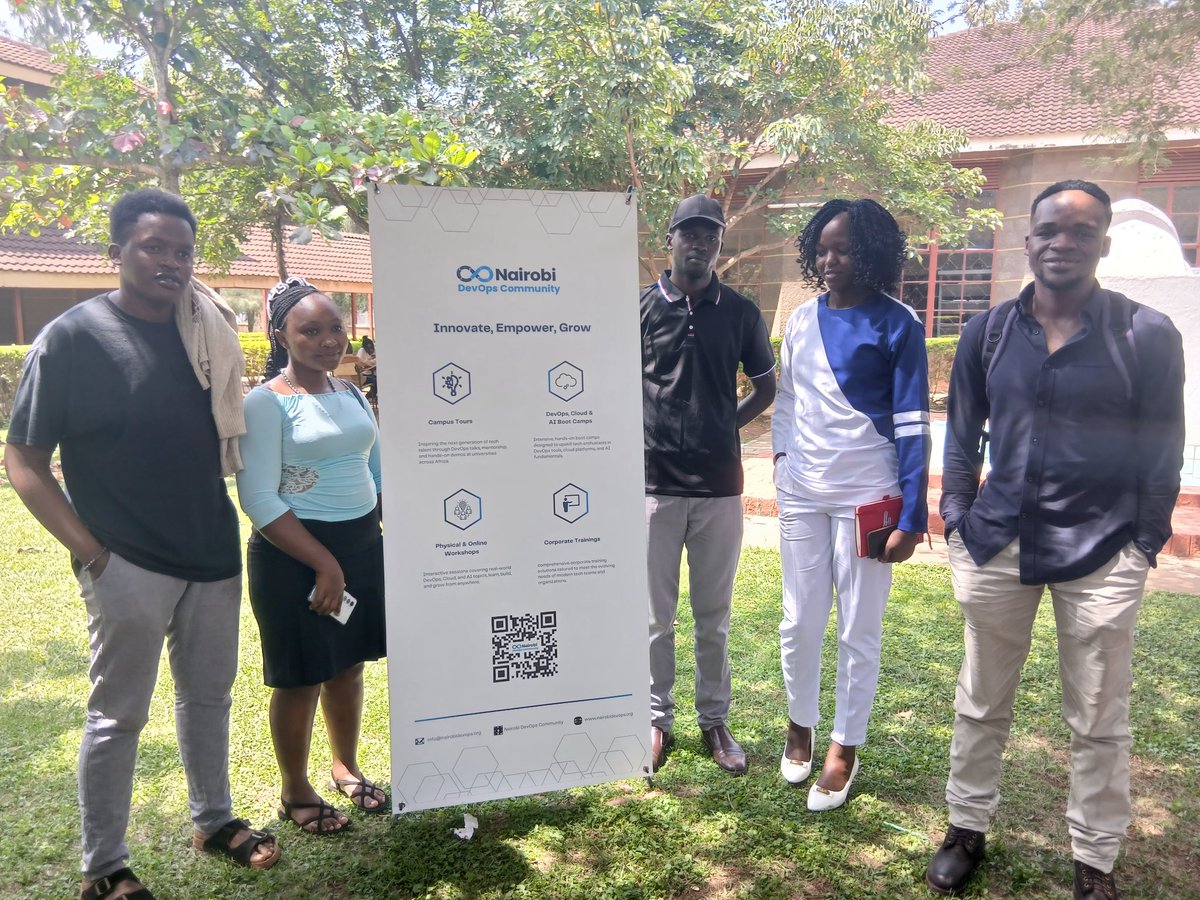 A big thank you to <a href="/nairobidevops/">Nairobi Devops Community</a> for the impactful CI/CD with Jenkins &amp; Cloud Security session at <a href="/Jooustonline/">JOOUSTonline- JOOUST Official Account</a>
 
The insights on automation, threats &amp; best practices were timely and empowering.

 Great energy, great minds, great future!

  #DevOps #CloudSecurity #TechInCampus