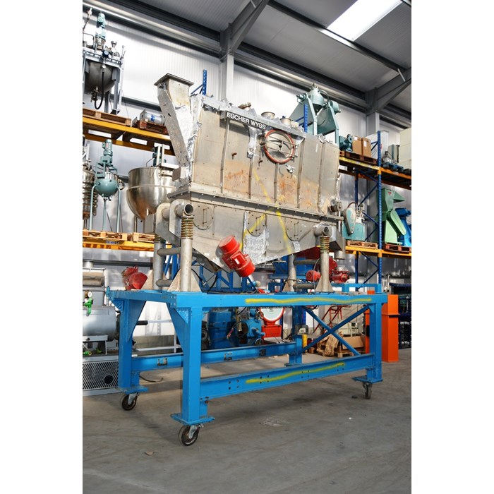 RIGALBENNETT's tweet image. 0.6 Sq. M Escher Wyss Fluid Bed Drier
#FluidBedDrier #IndustrialEquipment #ProcessMachinery #UsedMachinery #ChemicalProcessing