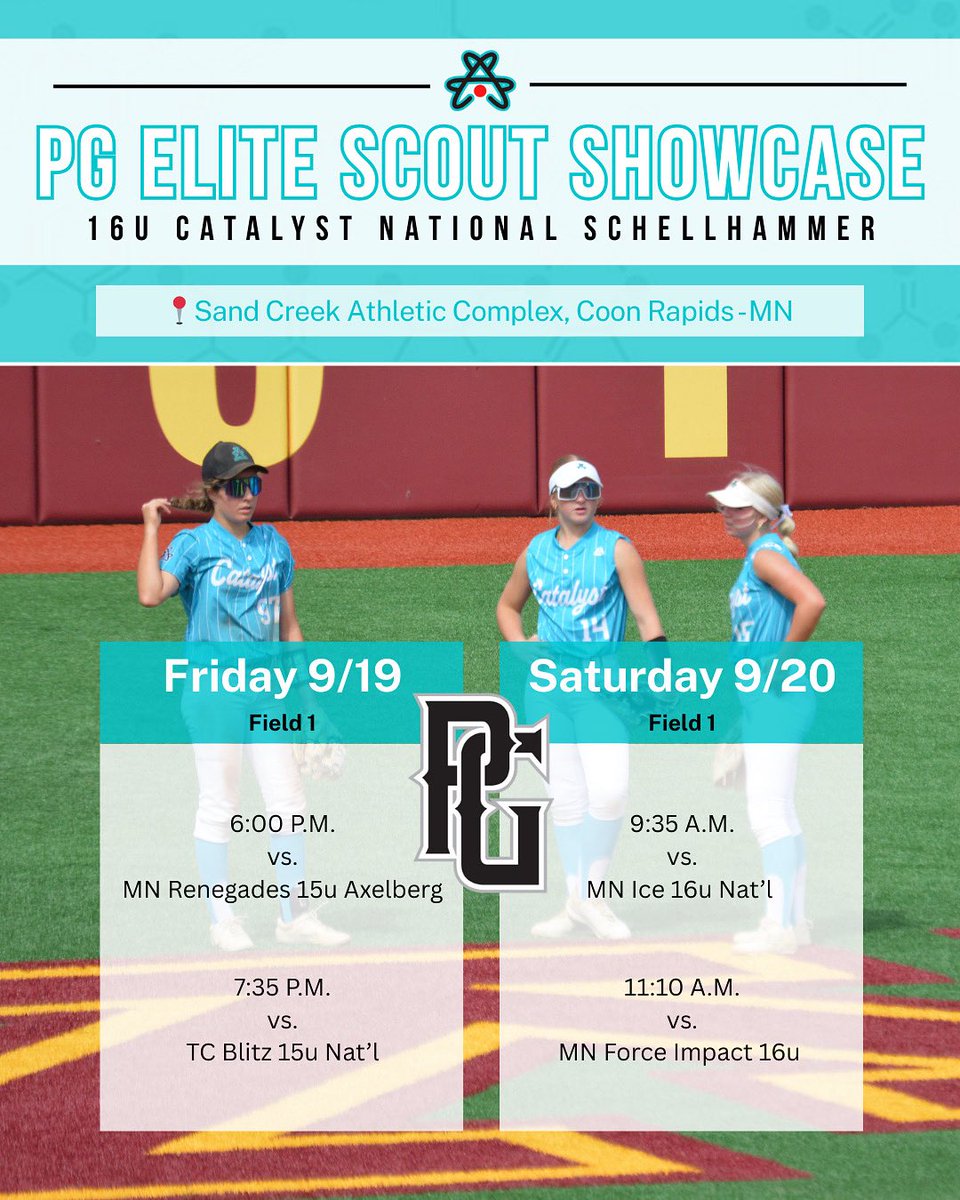 Here is our schedule for the Perfect Game Elite 16 Scouting Showcase.👇We are in pool A, and games start friday evening!