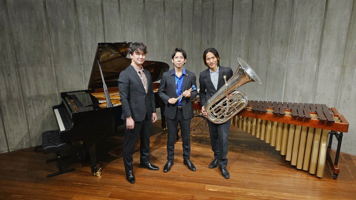 pmt_3_ensemble's tweet image. ご来場ありがとうございました!

PMTいかがでしたでしょうか？
ハッシュタグつけて感想頂けましたら嬉しいです。

またお会いしましょう
マリーコンツェルト @mk_haus 
#藤井空 #峯崎圭輔 #本橋隼人
#PMT