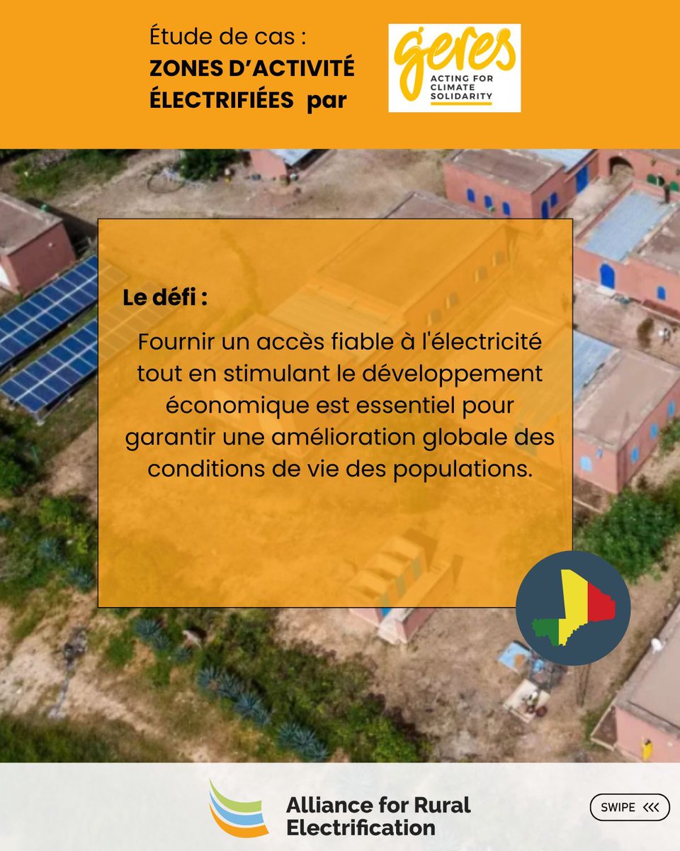 RuralElec's tweet image. Une nouvelle semaine, un nouveau #ThrowbackThursday !

⛰️ Notre membre  œuvre à l&apos;amélioration des conditions de vie des communautés les plus pauvres et à la lutte contre le changement climatique et ses conséquences les plus graves. 

🎯 Grâce à l&apos;installation de zones d&apos;activité…