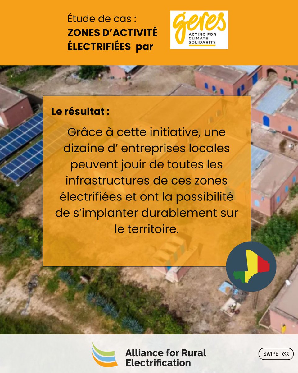 RuralElec's tweet image. Une nouvelle semaine, un nouveau #ThrowbackThursday !

⛰️ Notre membre  œuvre à l&apos;amélioration des conditions de vie des communautés les plus pauvres et à la lutte contre le changement climatique et ses conséquences les plus graves. 

🎯 Grâce à l&apos;installation de zones d&apos;activité…