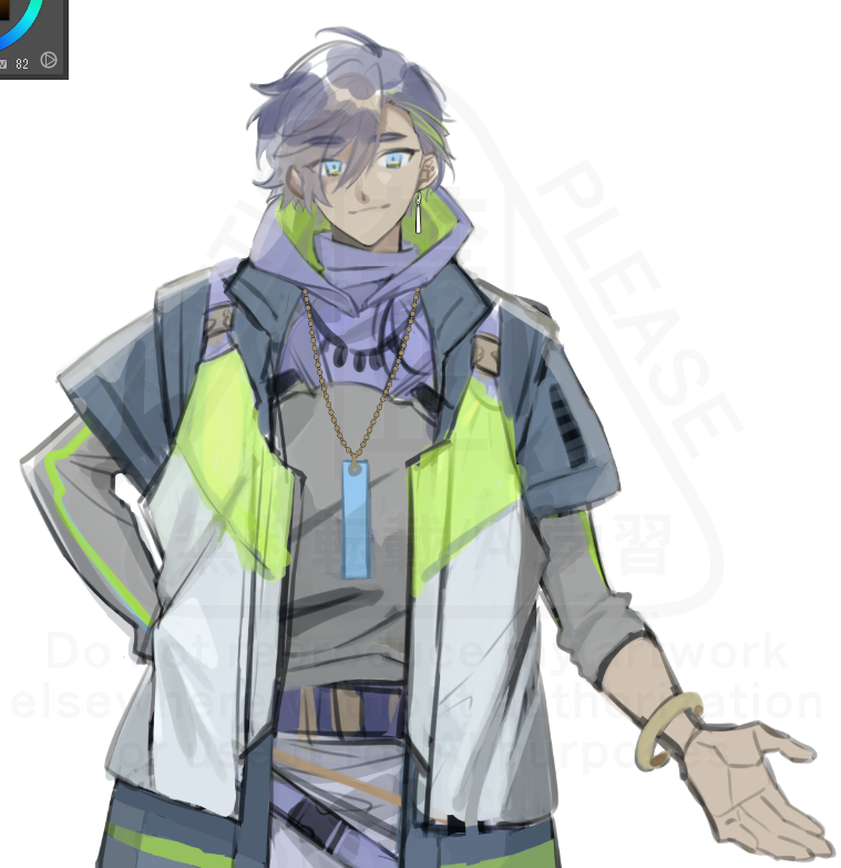 OC　厚塗り練習