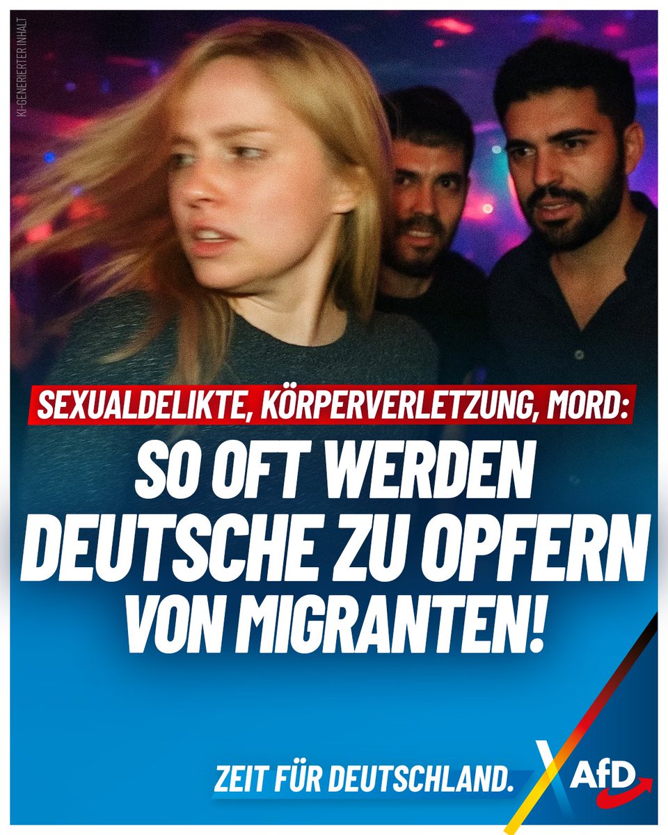 Deutschland hat ein Problem mit importierter Kriminalität. Und die Statistik zeigt: Deutsche werden deutlich häufiger Opfer von Straftaten durch ausländische Tatverdächtige als umgekehrt. Nur mit Abschiebungen und Grenzschließungen kann die Sicherheit wiederhergestellt werden.