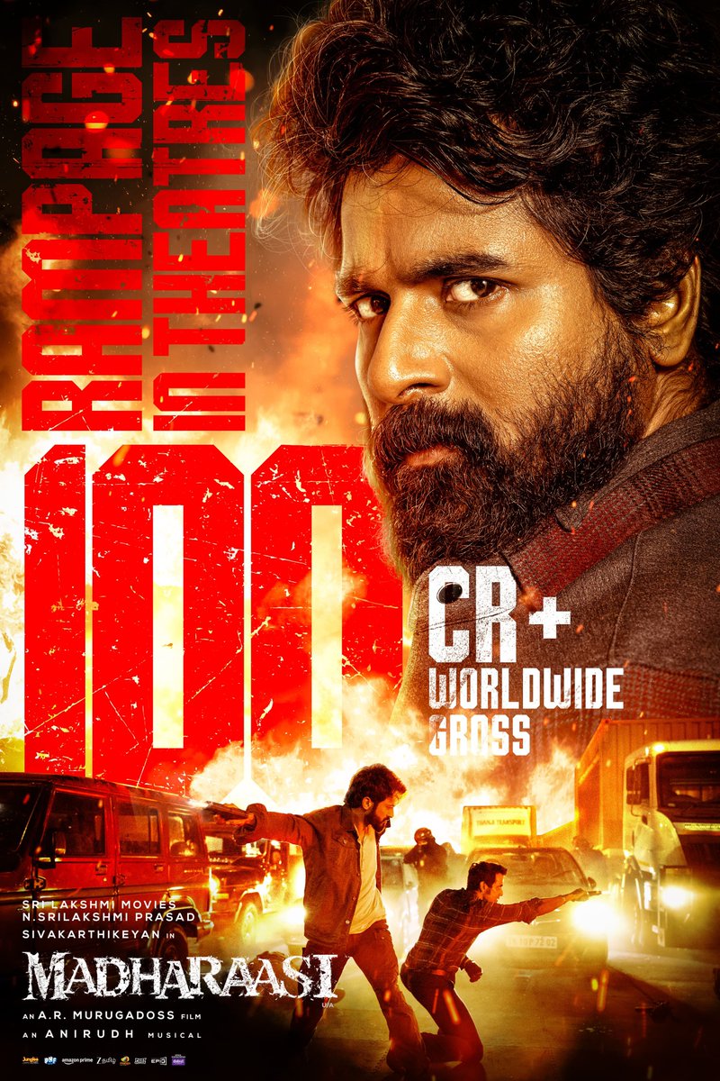 #Madharaasi Worldwide Gross 100 Cr+