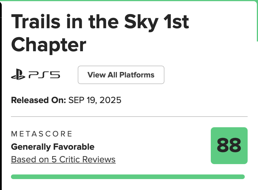 LaCavernaGamer's tweet photo. Estoy SÚPER FELIZ con las notas que se está llevando "Tails in the Sky: 1st Chapter".

He reventado la demo (mañana sigo con el juego completo) y me parece que lleva notas merecidísimas. Como remake es excelente y va a ser uno de los "GOTYs tapados del 2025".

¡Y en español! https://t.co/pNIPpKVTy2