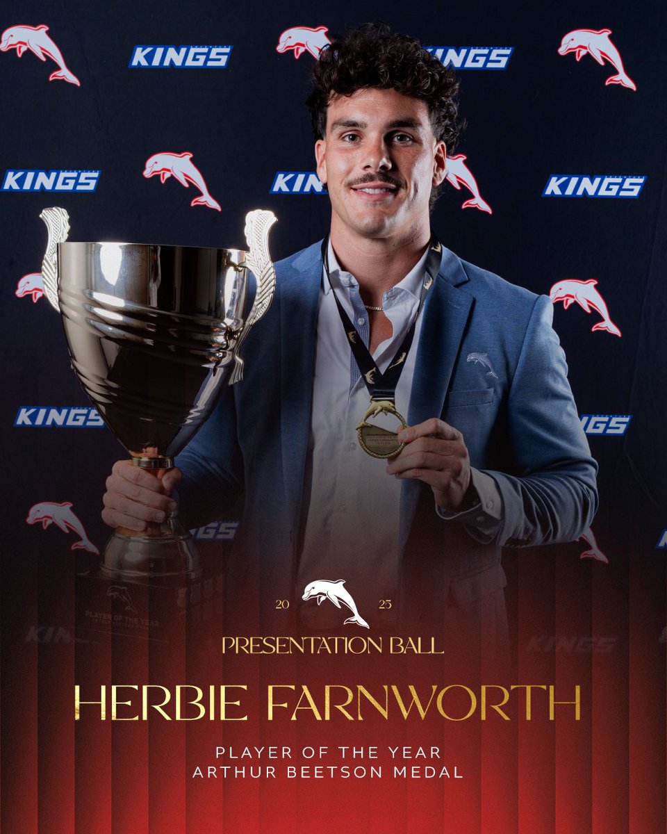 Herbie takes home the Arthur Beetson Medal for Player of the Year