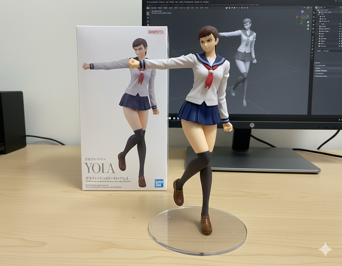 khaos_impact's tweet photo. 悲報

自分の過去オリジナル、おっさんの絵をGeminiにフィギュア化してもらいました    

TS娘化されました(笑) 

 https://t.co/8toz4xHpkp https://t.co/IgRDAgS0b5