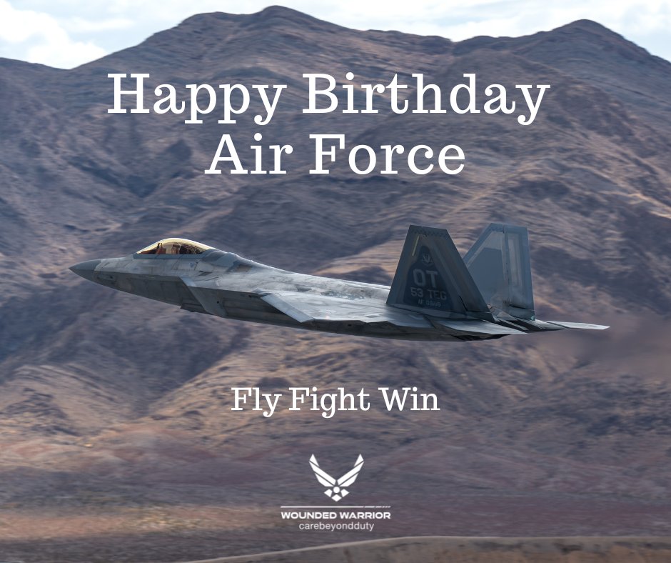 Celebrating 78 Years
Continue to Aim High, Air Force!