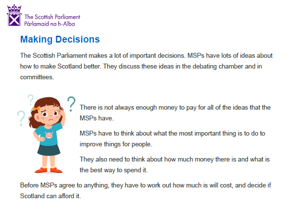 ScotParl Education tweet media