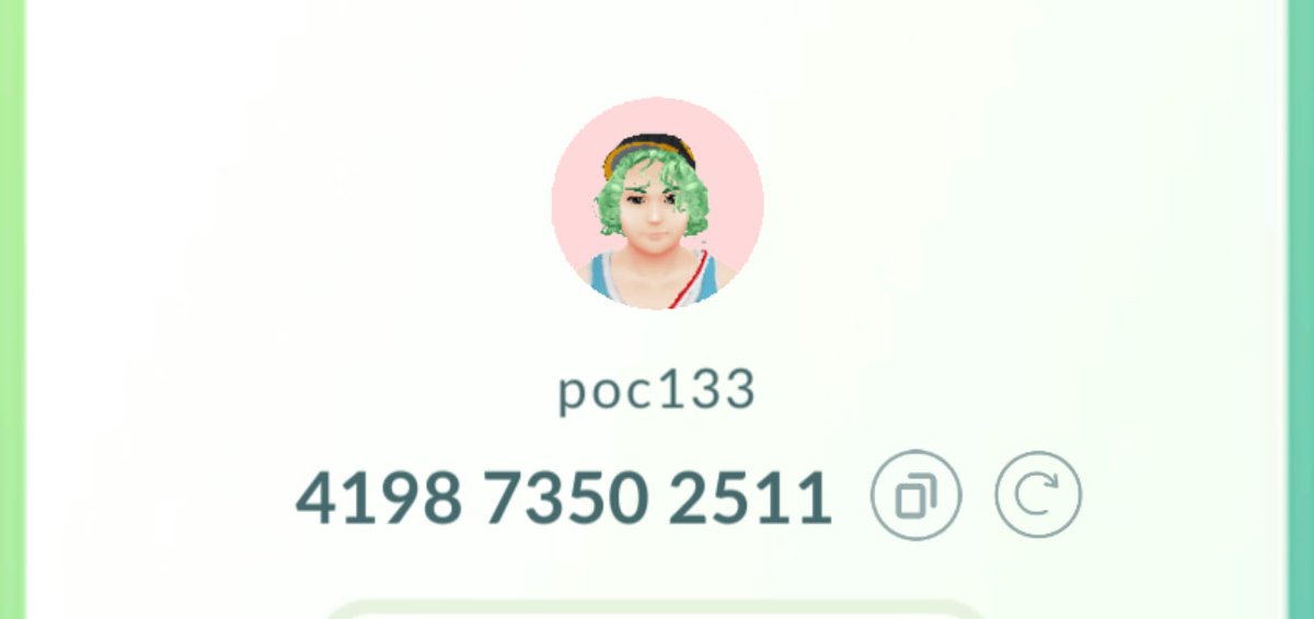 Looking for new friends!
I don’t use lucky egg. 
We can PvP for interaction.

419873502511

#PokemonGO #PokemonGOfriends #PokemonGOfriend #pokemongofriendcode #pokemongofriendcodes