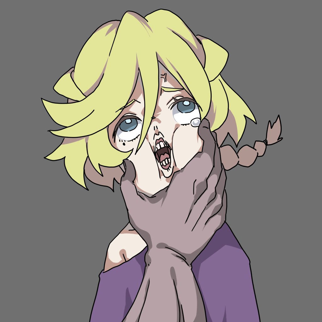 「かわいいオカネナインちゃん描きました」|クズのイラスト
