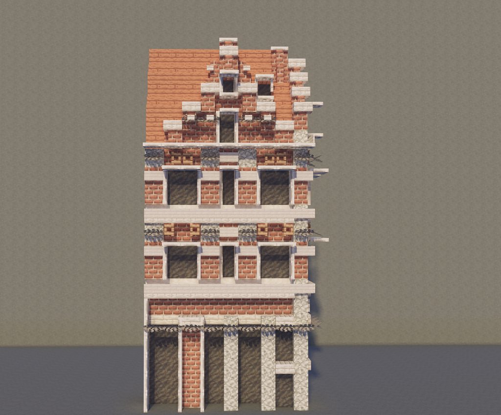 アムステルダムの民家
#Minecraft #Minecraftbuilds #おやさい鯖