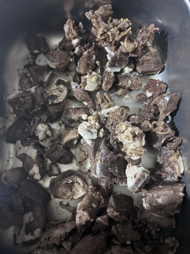 Dinner of champions #organmeat #heart